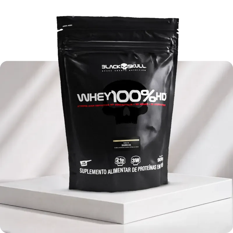 WHEY 100% REFIL BLACK SKULL 900 G - Imagem 3