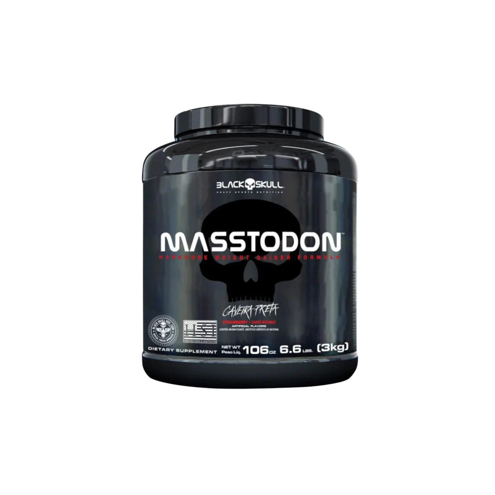 MASSTODON REFIL — BLACK SKULL — 3 KG - Imagem 1
